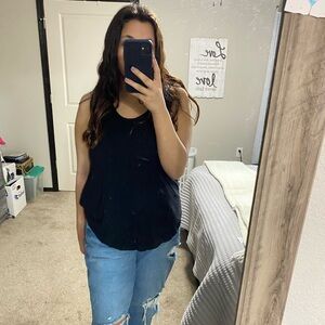 Old Navy Charcoal Relaxed Tank